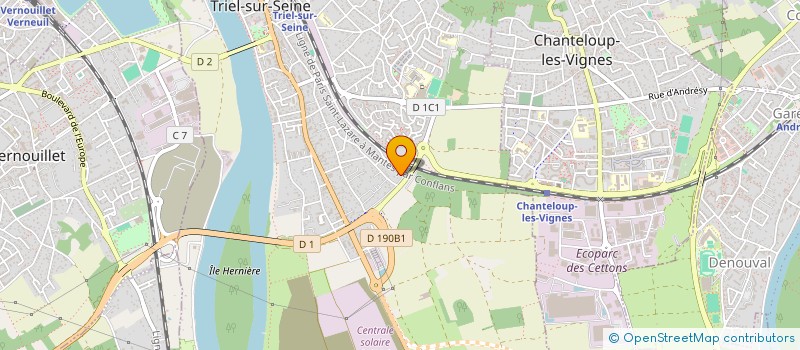 localisation de l'entreprise PIPPATOF  TRIEL-SUR-SEINE