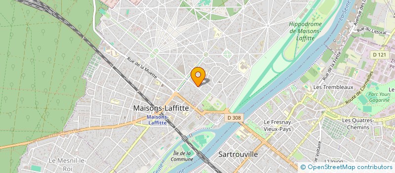 localisation de l'entreprise PIPPOJACK à MAISONS-LAFFITTE