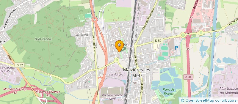 localisation de l'entreprise PIQ'&COUDS  MAIZIERES-LES-METZ