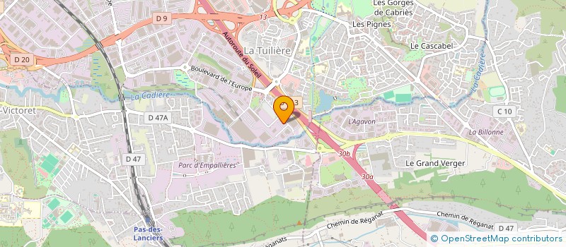 localisation de l'entreprise PIQ DE MANOSQUE à VITROLLES