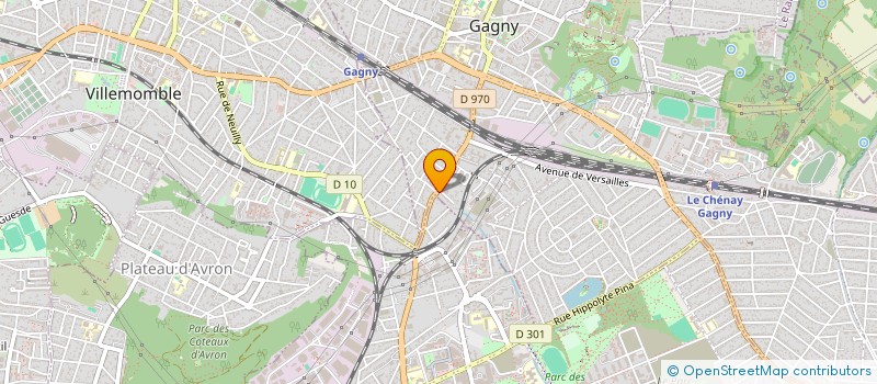 localisation de l'entreprise PIQ2S à GAGNY