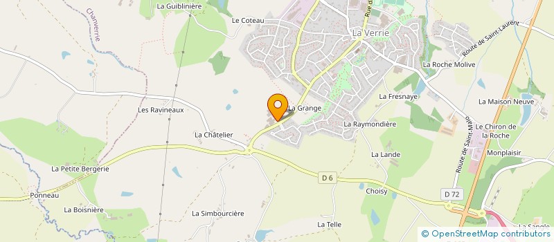 localisation de l'entreprise PIQUAGE INDUSTRIEL HERBRETAIS à CHANVERRIE