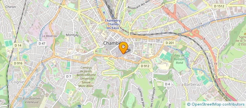 localisation de l'entreprise PIQUE COUVERTURE BARDAGE à CHAMBERY