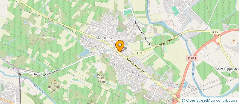 localisation de l'entreprise PIQUE ET TRINQUE  MARAUSSAN