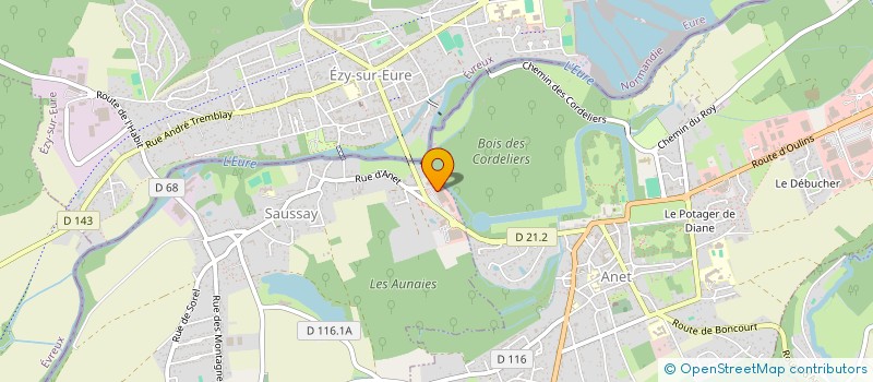 localisation de l'entreprise PIQUE OULINS à SAUSSAY