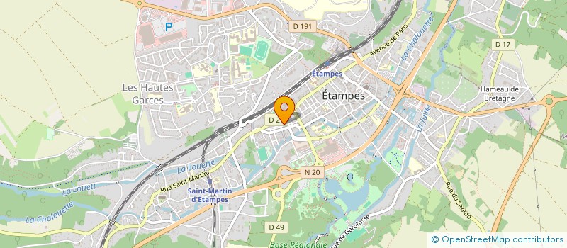 localisation de l'entreprise PIQUERET ROBER à ETAMPES