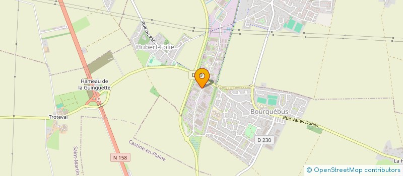 localisation de l'entreprise PIQUET COUVERTURE à BOURGUEBUS