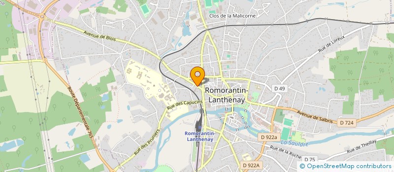 localisation de l'entreprise PIQUET.JSJ  ROMORANTIN-LANTHENAY