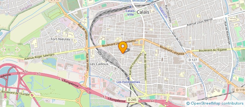 localisation de l'entreprise PIQUET SAMBON  CALAIS