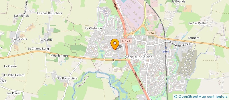 localisation de l'entreprise PIQUIOT IMMO  VERN-SUR-SEICHE