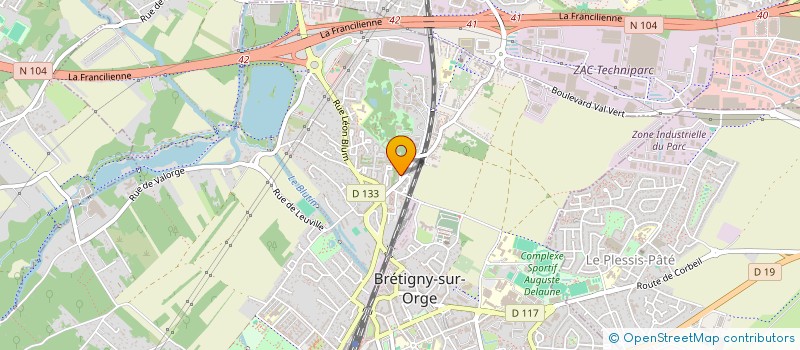 localisation de l'entreprise PIRA BATIMENT  BRETIGNY-SUR-ORGE