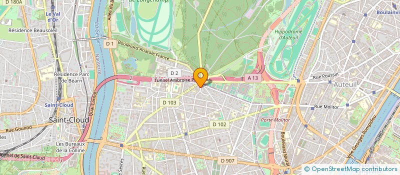 localisation de l'entreprise PIRAE à BOULOGNE-BILLANCOURT