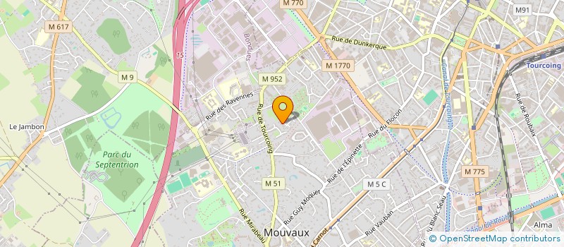 localisation de l'entreprise PIRAINOV à ARRAS