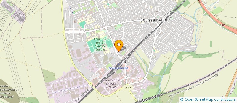 localisation de l'entreprise PIRAKAS à GOUSSAINVILLE