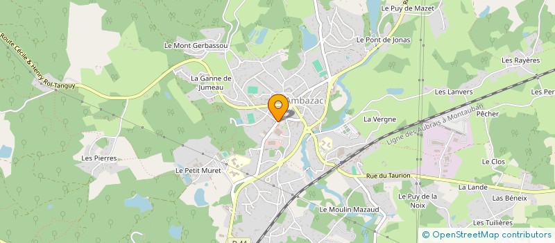 localisation de l'entreprise PIRAMID  AMBAZAC