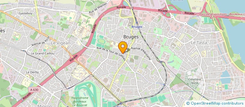 localisation de l'entreprise PIRANHA à BRUGES