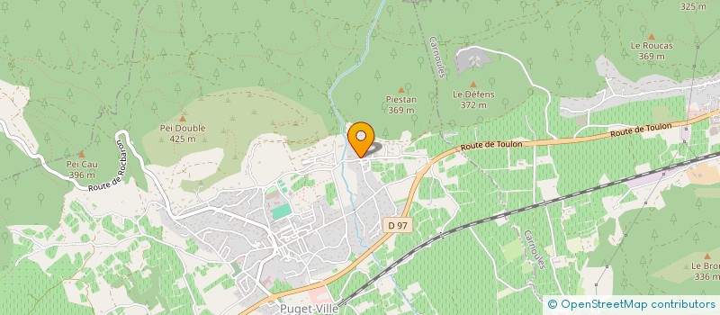 localisation de l'entreprise PIRANHA CREATIONS  PUGET-VILLE