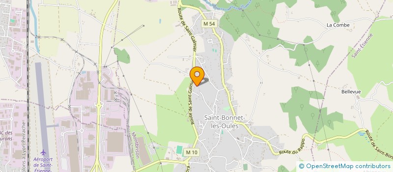 localisation de l'entreprise PIRAPO  SAINT-BONNET-LES-OULES