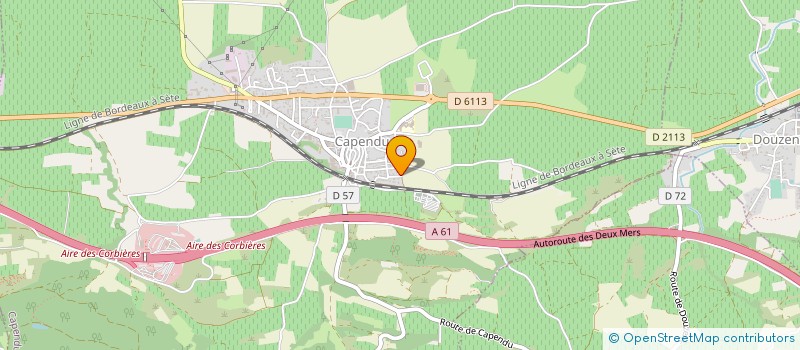 localisation de l'entreprise PIRAPORA  CAPENDU