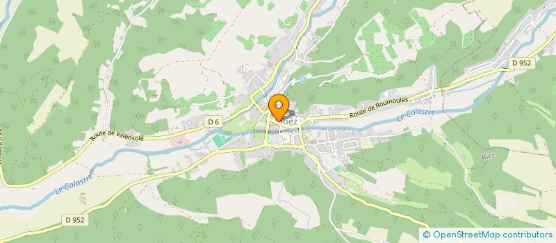 localisation de l'entreprise PIRARD IMMOBILIER à RIEZ