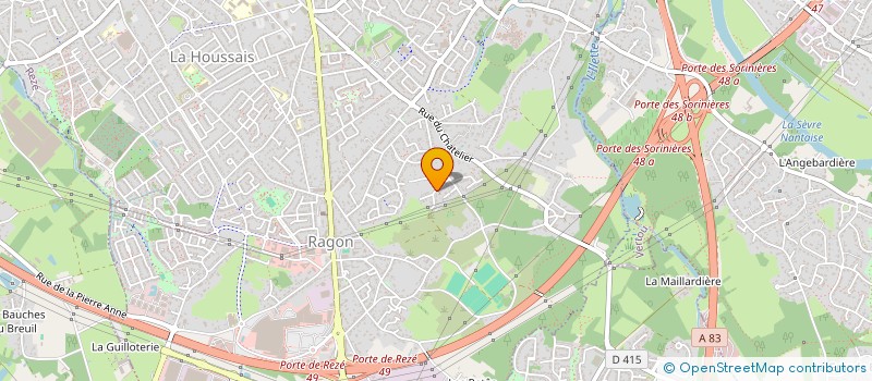 localisation de l'entreprise PIRATE  REZE