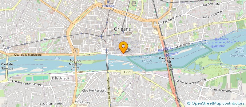 localisation de l'entreprise PIRATE à ORLEANS