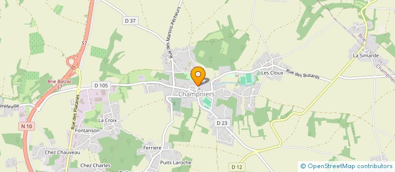 localisation de l'entreprise PIRATES CLUB MANSLOIS à CHAMPNIERS