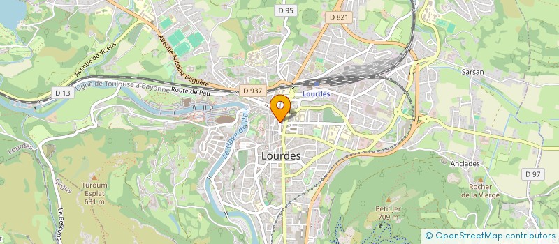 localisation de l'entreprise PIRATHA  LOURDES