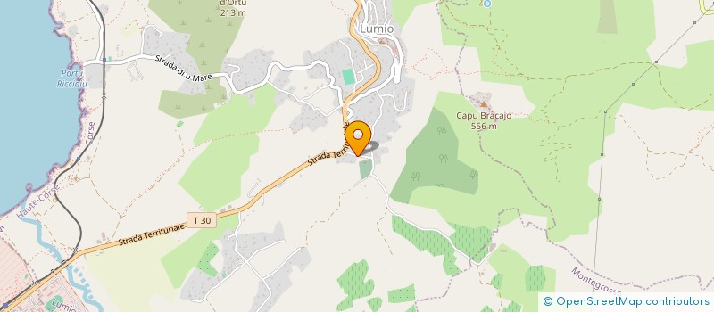 localisation de l'entreprise PIRAUD  LUMIO