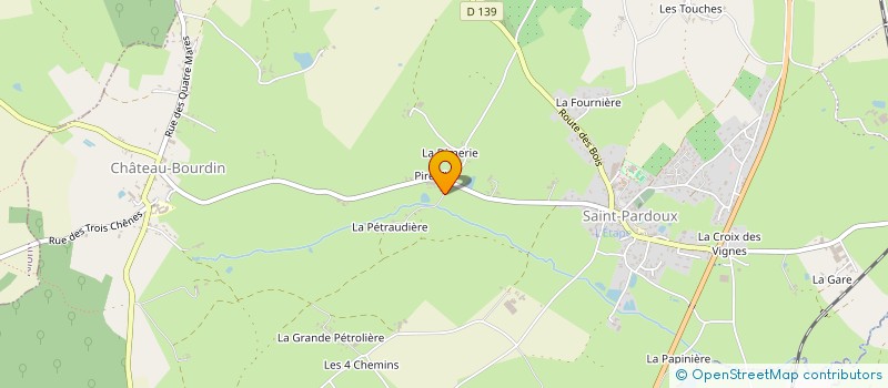 localisation de l'entreprise PIRE VIRE  SAINT-PARDOUX-SOUTIERS