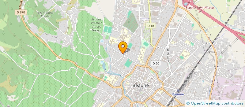 localisation de l'entreprise PIRELLE à BEAUNE