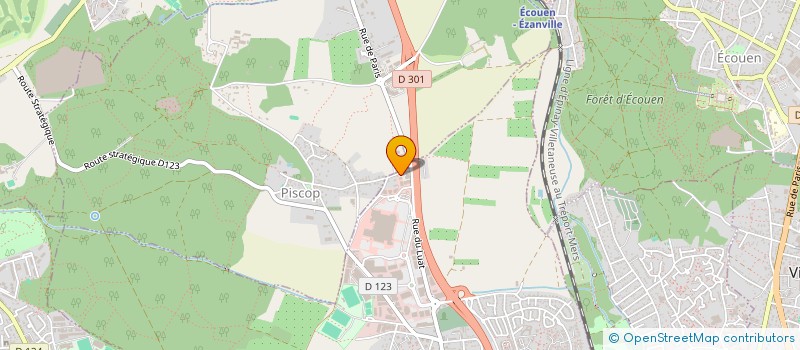 localisation de l'entreprise PIRELO à ST BRICE SOUS FORET