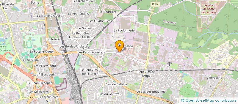 localisation de l'entreprise PIREN à FLEURY-LES-AUBRAIS