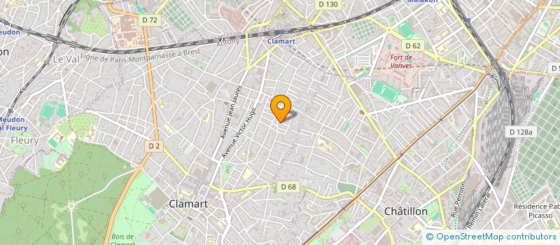 localisation de l'entreprise PIRES  CLAMART