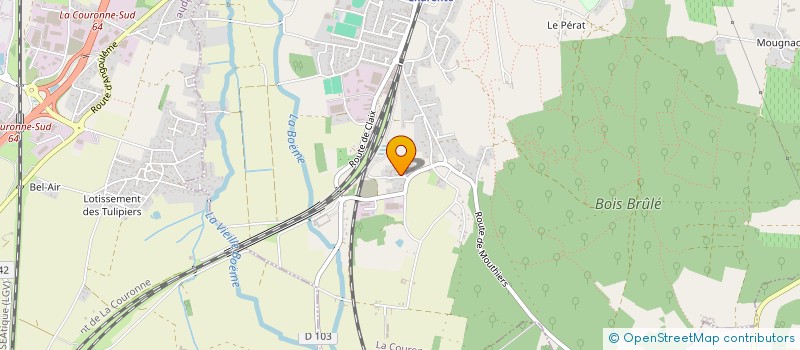 localisation de l'entreprise PIRES BTP  LA COURONNE