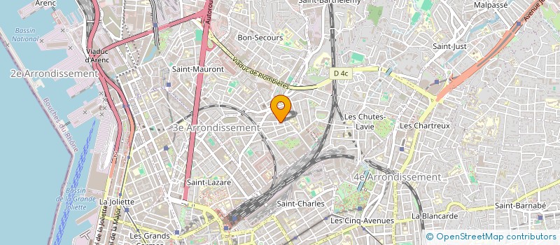 localisation de l'entreprise PIRES CONSTRUCTIONS  MARSEILLE