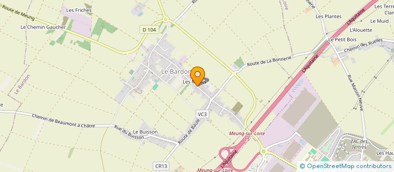 localisation de l'entreprise PIRES ECHAFAUDAGES à LE BARDON