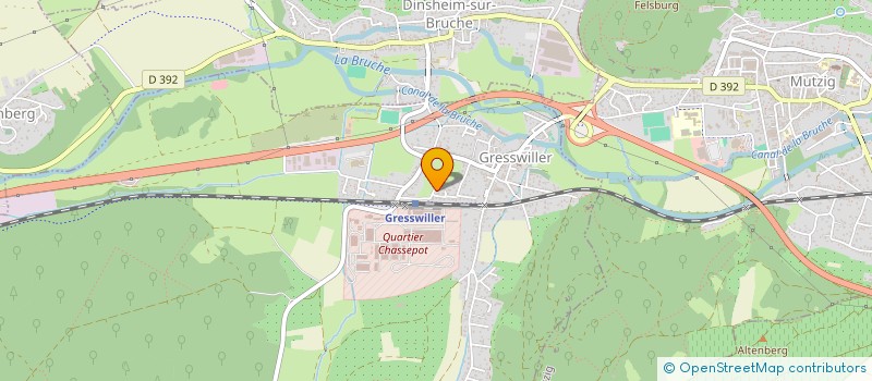 localisation de l'entreprise PIRES H.S.  GRESSWILLER