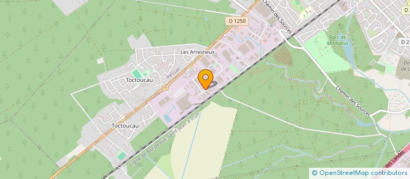 localisation de l'entreprise PIRES PEINTURES  CESTAS