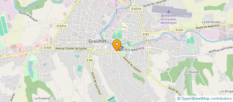 localisation de l'entreprise PIRES RODRIGUES ANTONIO ET CELINE  GRAULHET