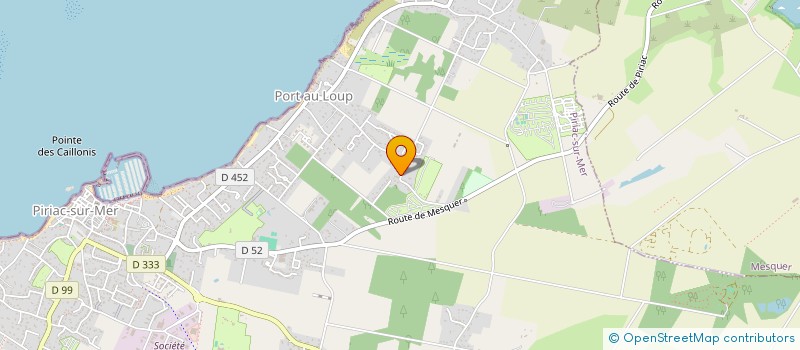 localisation de l'entreprise PIRIAC INGENIERIE à PIRIAC-SUR-MER