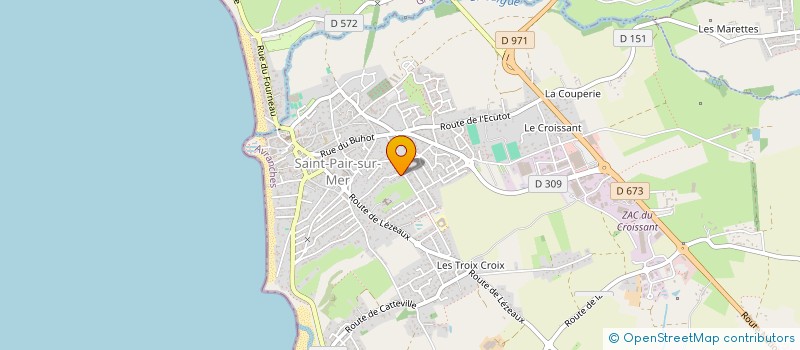 localisation de l'entreprise PIRIOU-RIHOUEY  SAINT-PAIR-SUR-MER