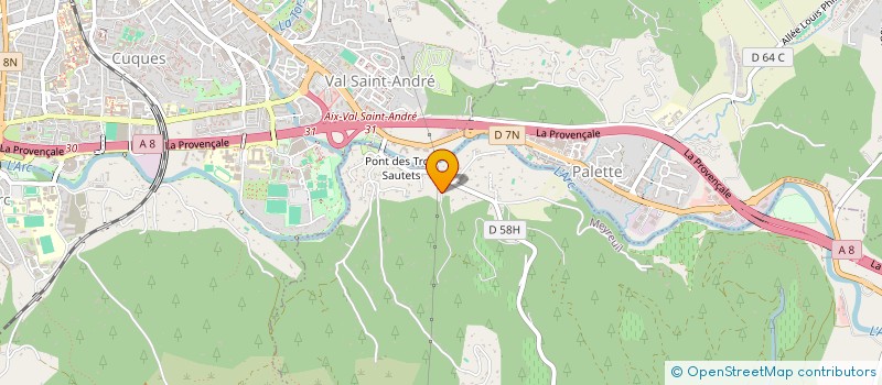 localisation de l'entreprise PIRIOVOLIS à MEYREUIL