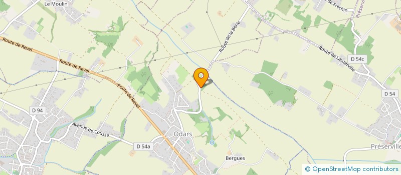 localisation de l'entreprise PIRIPAN  ODARS