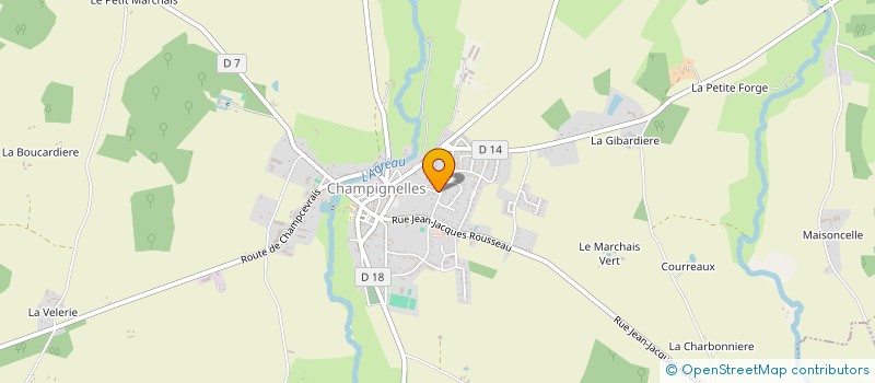 localisation de l'entreprise PIRMAN  CHAMPIGNELLES