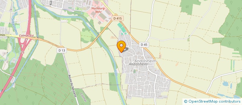 localisation de l'entreprise PIROCOL  ANDOLSHEIM