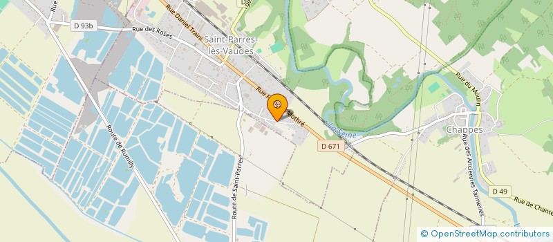 localisation de l'entreprise PIROIT à SAINT-PARRES-LES-VAUDES