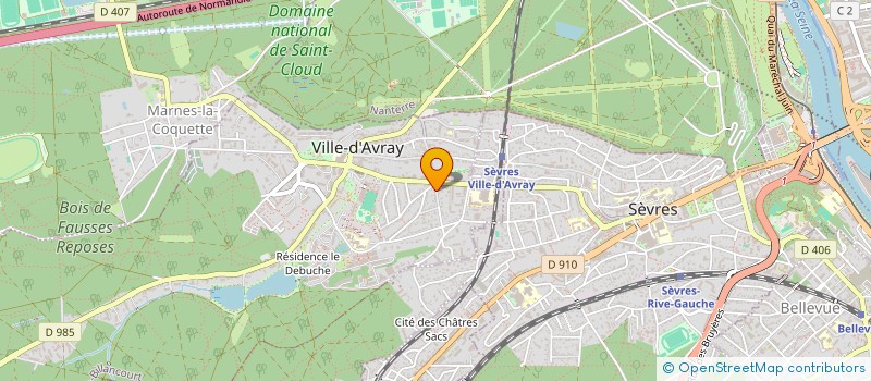localisation de l'entreprise PIROL  VILLE-D'AVRAY
