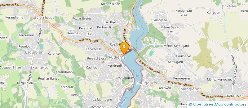 localisation de l'entreprise PIROLI  AUDIERNE