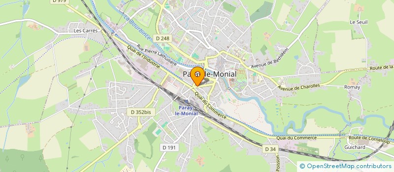 localisation de l'entreprise PIROMACLONA  PARAY-LE-MONIAL